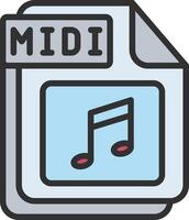 MIDI Minimal Art Object vector