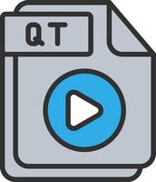 QT Bright Flat Artwork vector