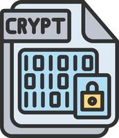 CRYPT Minimal Art Object vector
