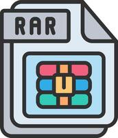 RAR App-Based UI Graphic vector