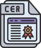 CER Color Block Badge vector