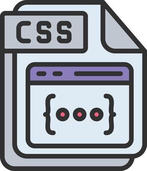 CSS Modern Tech Object vector