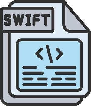 SWIFT Modern Interface Badge vector