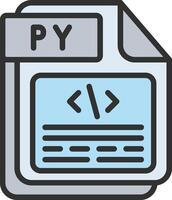 PY Soft Outline Graphic vector