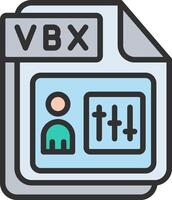 VBX Outlined Frame Object vector