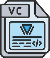 VC Soft Outline Graphic vector