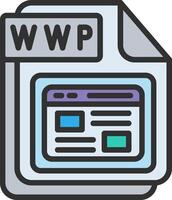WWP Elegant Flat Illustration vector