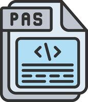 PAS Futuristic UI Mark vector