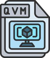QVM Wireframe App Design vector