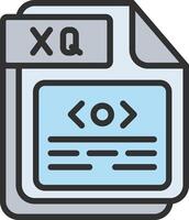 XQ Web Style Graphic vector