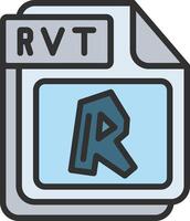RVT Color Block Badge vector
