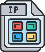 IP Bold App Graphic vector