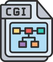 CGI 3D Interface Shape vector