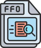 FFO App-Based UI Graphic vector