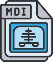 MDI Flat UI Form vector