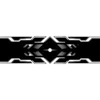 Abstract Tech Background Black White Futuristic. vector