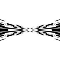 Abstract Geometric Tech , Grayscale Futuristic Background. vector