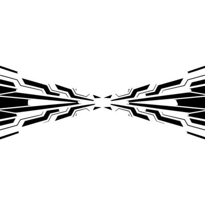 Abstract Geometric Tech , Grayscale Futuristic Background.