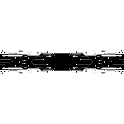 Tech Circuit Board Banner Clean, Minimalist for Data Visualization.