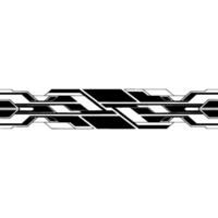 Futuristic Tech Line , Geometric, Minimalist, Black White. vector