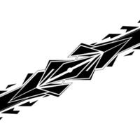 Abstract Black White Geometric on Gradient Background. vector