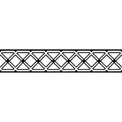 Geometric Black and White Border , Abstract Pattern, Minimalist Background.