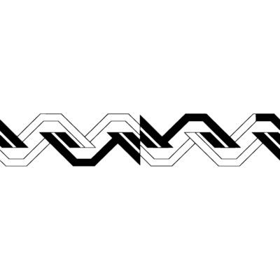 Geometric Pattern, Woven Lines, Abstract.