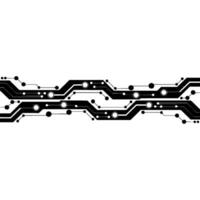 Abstract Circuit Board on a Neutral Background. vector