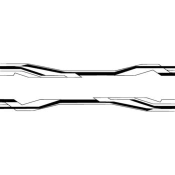 Abstract Futuristic Tech Lines on White Background Element. vector