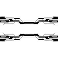 Tech Abstract Background Futuristic Lines, Minimalist on White. vector