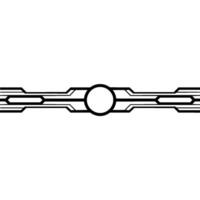 Abstract Tech Interface , Futuristic Button Element. vector