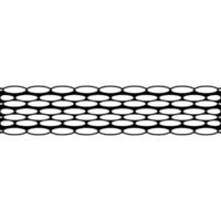 Abstract Black and White Pattern Oval Grid, Modern. vector