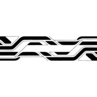 Abstract Black White Tech Lines , Modern Minimalist Background. vector