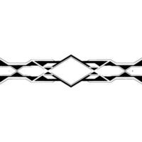 Futuristic Geometric Abstract Background Black White Technology. vector