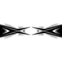 Geometric Abstract Monochromatic, Elegant Element. vector
