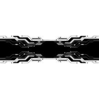 Modern Tech Circuit Board Geometric Layout. vector