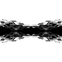 Futuristic Circuit Board Background. vector