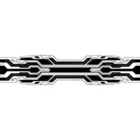 Futuristic Circuitry Tech Background with Line Art. vector