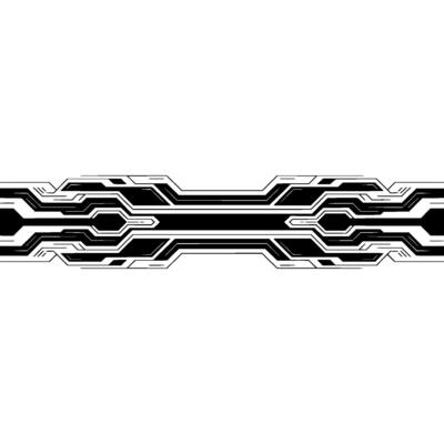 Futuristic Circuitry Tech Background with Line Art.