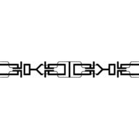 Abstract Geometric Line Art Modern Minimalist Pattern. vector