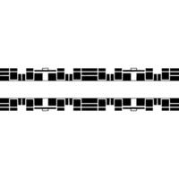 Minimalist Geometric Black and White. vector