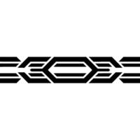 Minimalist Geometric Pattern Modern Black Line Element. vector