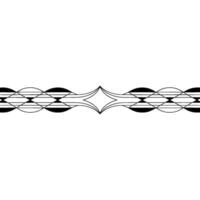 Geometric Border on White Background, Minimalist Elegance. vector