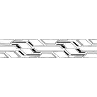 Abstract Tech Geometric Lines on White Background. vector