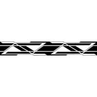 Futuristic Geometric Border , Minimalist Monochrome, Abstract Template. vector