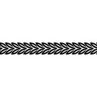 Minimalist Leaf Pattern Border on Textured Background. vector