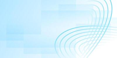 Serene Blue Gradient with Curves. Abstract design element for banner backdrop presentation background vector