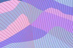 Pastel abstraction with curved lines. Abstract design element for banner backdrop presentation background vector