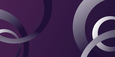 Abstract aubergine backdrop with interweaving rings. Abstract design element for banner backdrop presentation background vector