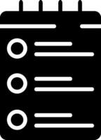 Shopping List Black element Design vector